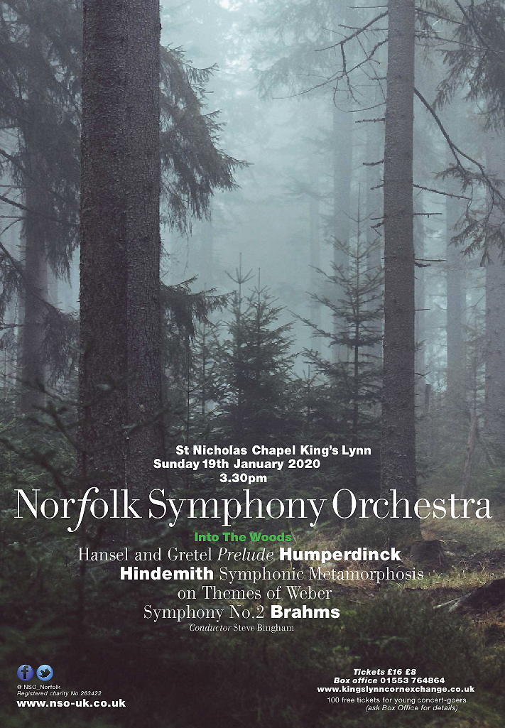 Norfolk Symphony Orchestra Concert, St Nicholas Chapel, St Ann's street, King's Lynn, Norfolk, PE30 1LT | Into the Woods | orchestra, classical music